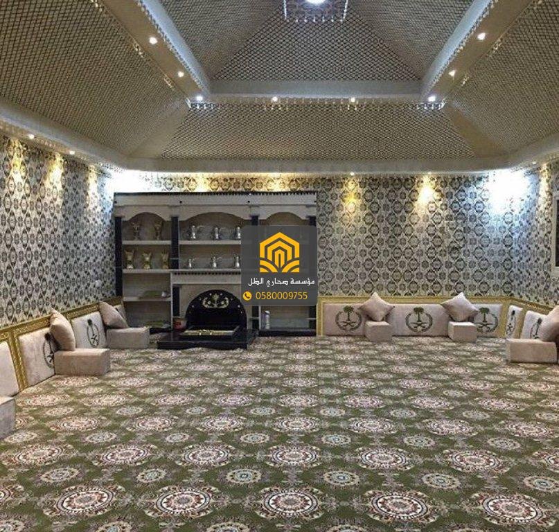 بيوت شعر فاخرة ومظلات حدائق مكة